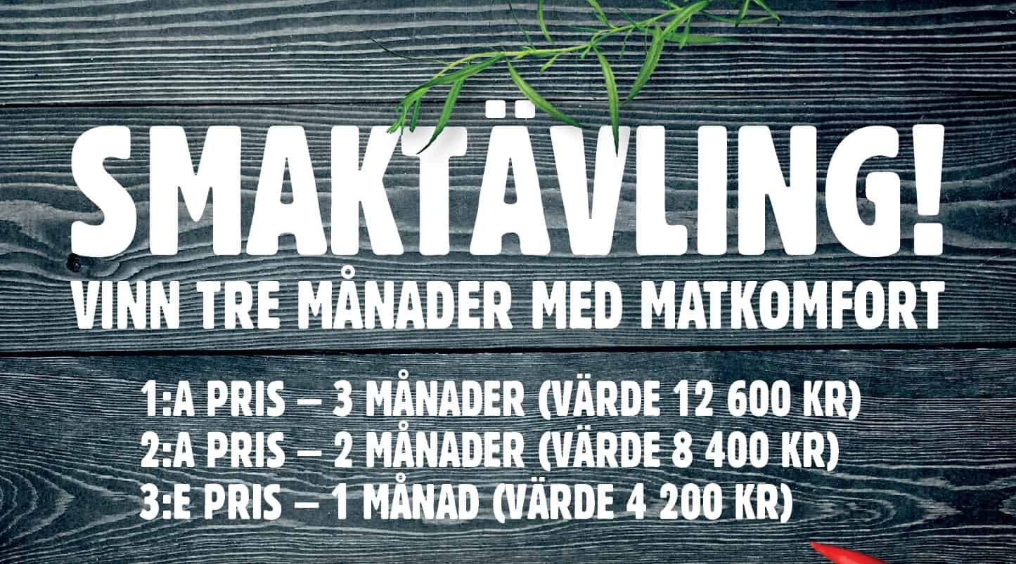 Vinn en matkasse från Matkomfort