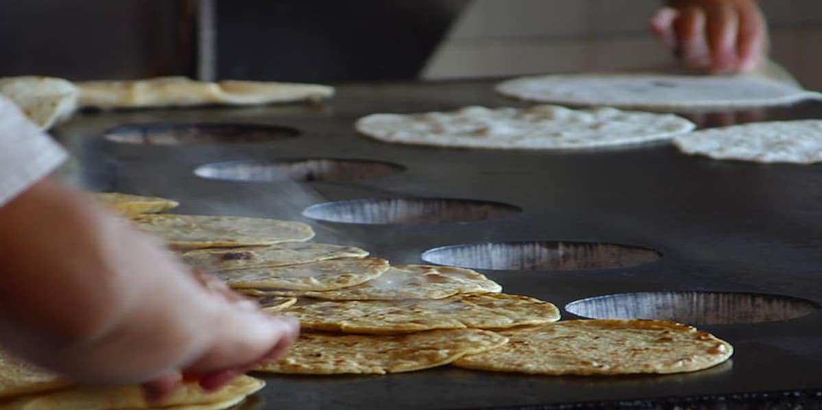 confiterad anka med mandarinpannkakor